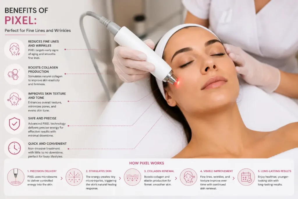 Benefits of PIXEL_ Perfect for Fine Lines and Wrinkles _ Soleil Medical & Beauty Spa
