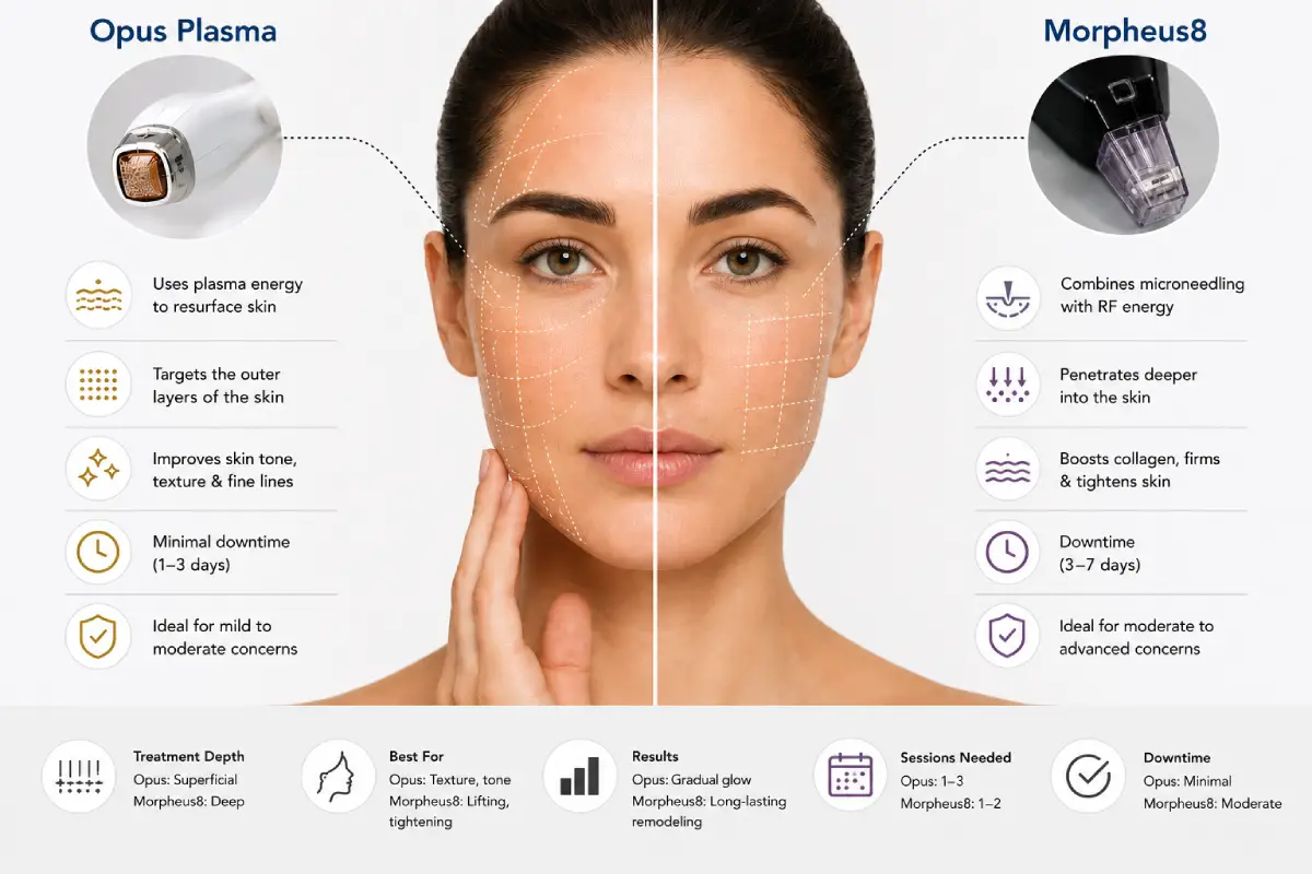 Opus Plasma vs. Morpheus8_ Which Skin Rejuvenation Treatment Delivers Better Results_ _Soleil Medical Spa
